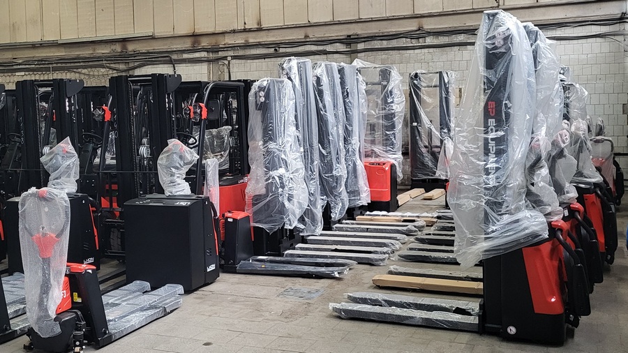 Тест-драйв складской техники на нашем складе в Реутове