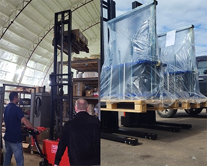 Тест-драйв складской техники на нашем складе в Реутове