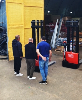 Тест-драйв складской техники на нашем складе в Реутове